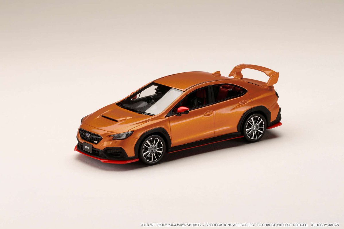 HJ_Minicar's tweet photo. 1/43 SUBARU WRX S4 STI SPORT R EX STI PERFORMANCE (VBH)
■4-Colors
■発売予定: 2024年11月以降
■お取扱店・海外代理店情報
https://t.co/Dv9aft35cB
#ホビージャパン #HobbyJAPAN #MARK43 #ミニカー #SUBARU #スバル #WRX #S4 #WRXS4 #STISPORT #STI #VBH #STIPERFORMANCE https://t.co/on4fgdtDc0