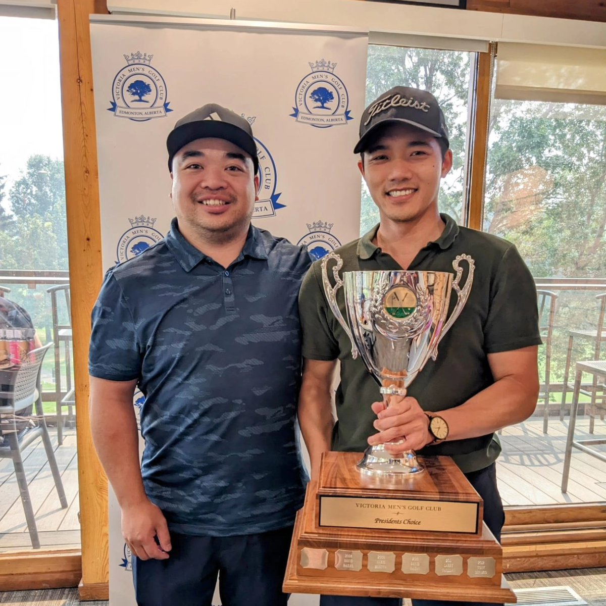 Vmcgolf's tweet photo. President's Choice Tournament 2024 

1st Place (Team Net 137): Andy Ho &amp; Kevin Young

2nd Place (Team Net 143) (CB): Brendan Robbins &amp; Luke Price

3rd Place (Team Net 143): Jordan Vallee &amp; Justin Cooper

Door Prize Sponsors
Greenhouse @florans  @yourlocalmuni @optimizephysio https://t.co/9D0jPMVmVc