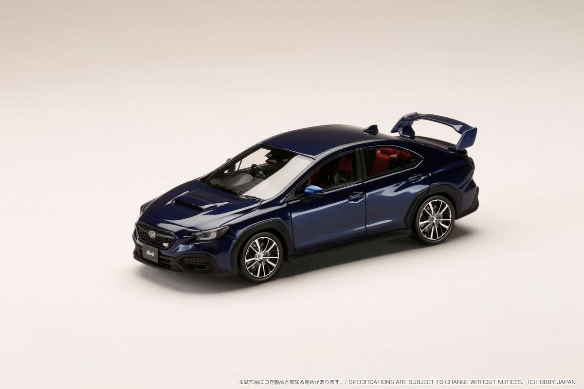 HJ_Minicar's tweet photo. 1/43 SUBARU WRX S4 STI SPORT R EX (VBH)
■4-Colors
■発売予定: 2024年11月以降
■お取扱店・海外代理店情報
https://t.co/Dv9aft35cB
#ホビージャパン #HobbyJAPAN #MARK43 #ミニカー #SUBARU #スバル #WRX #S4 #WRXS4 #STISPORT #STI #VBH #STIPERFORMANCE https://t.co/zEac3FtKhP