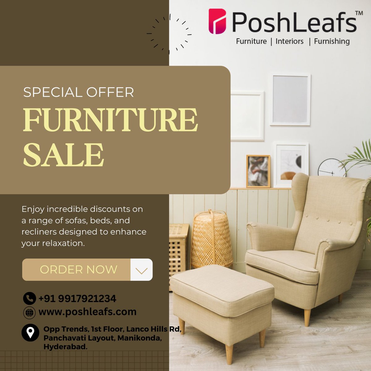 poshleafshq's tweet image. Create your dream home with our stylish and comfortable furniture pieces!
Shop Here🛍: poshleafs.com
📞 Call us: 9917921234
#poshleafs #offers #julyoffers #furniture #Sofa #Couch #CoffeeTable #Armchair #DiningTable #DiningChairs #Bed #Mattress #Desk #Chair #LeatherSofa