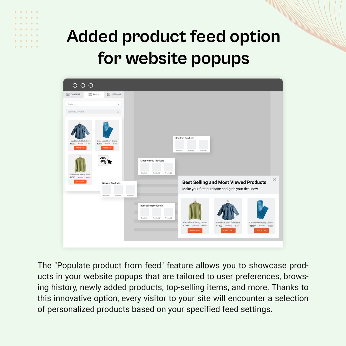notifyvisitors's tweet image. In this month’s release notes, we will highlight some major updates. We are thrilled to present the new additions to our product feature:

Click the link to learn how they function and how to integrate them: bit.ly/3zX3oqg

#productfeed #websitepopups #apikeys