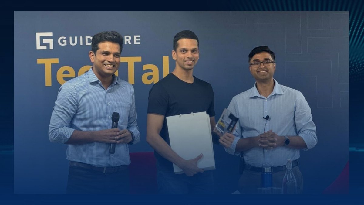 The Guidewire TechTalk is where we discuss technology's transformative impact. This Monday, we hosted Kailash Nadh, CTO, Zerodha &amp; Anoop Gopalakrishnan - VP, Engineering, Guidewire. Their insights on software development were profound.  #TechTalk #OpenSource #InsideGuidewire