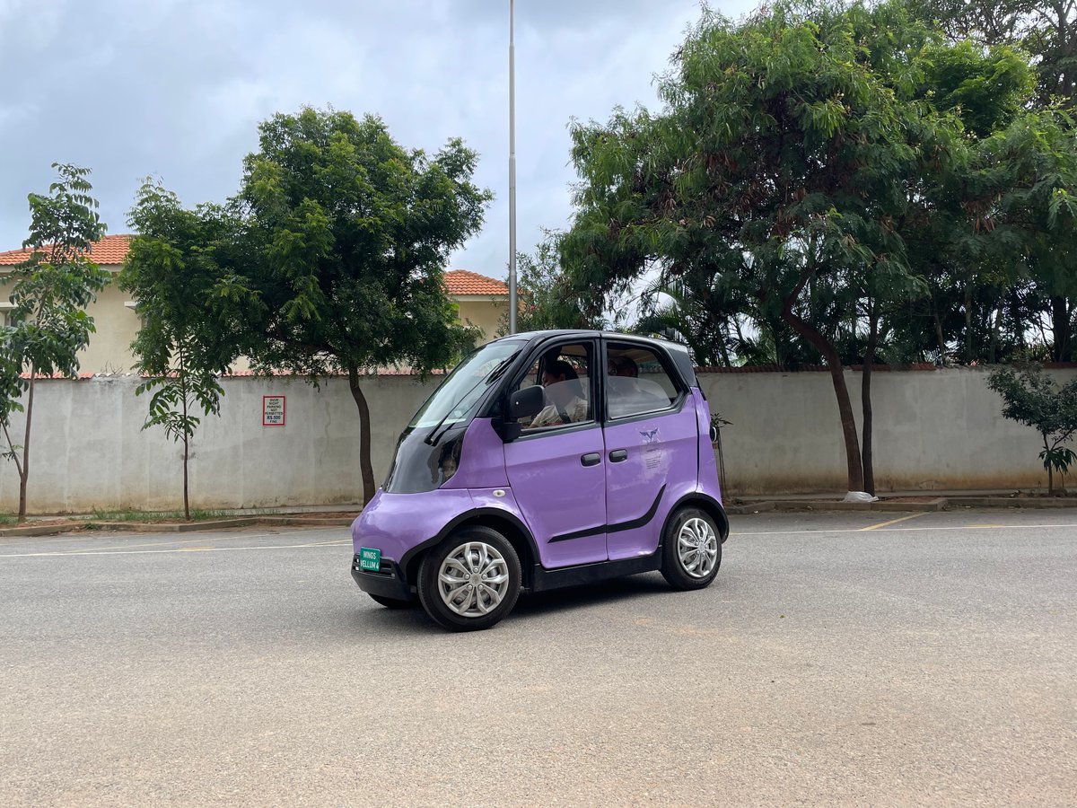 wings_ev's tweet photo. @sniyogy, it was wonderful to have you over for a zippy test drive with tight turns!
Thank you for being an early customer; it means a lot to an early stage startup like us that is trying to build a revolutionary new kind of a vehicle in India!
#microcars #TheUltimateCityRide https://t.co/UaiFsTFnVd