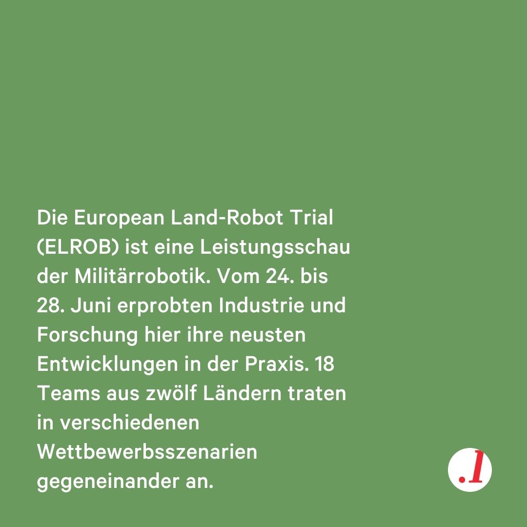 loyalmagazin's tweet image. Was können Militär-#Roboter 2024?

Auf der diesjährigen #ELROB (European Land-Robot Trial) bei Trier zeigten die Teilnehmer aus Industrie und Forschung, wie leistungsfähig und einsatzbereit ihre Roboter-Systeme im militärischen Kontext sind. Loyal war vor Ort. 🧵1/6 👉