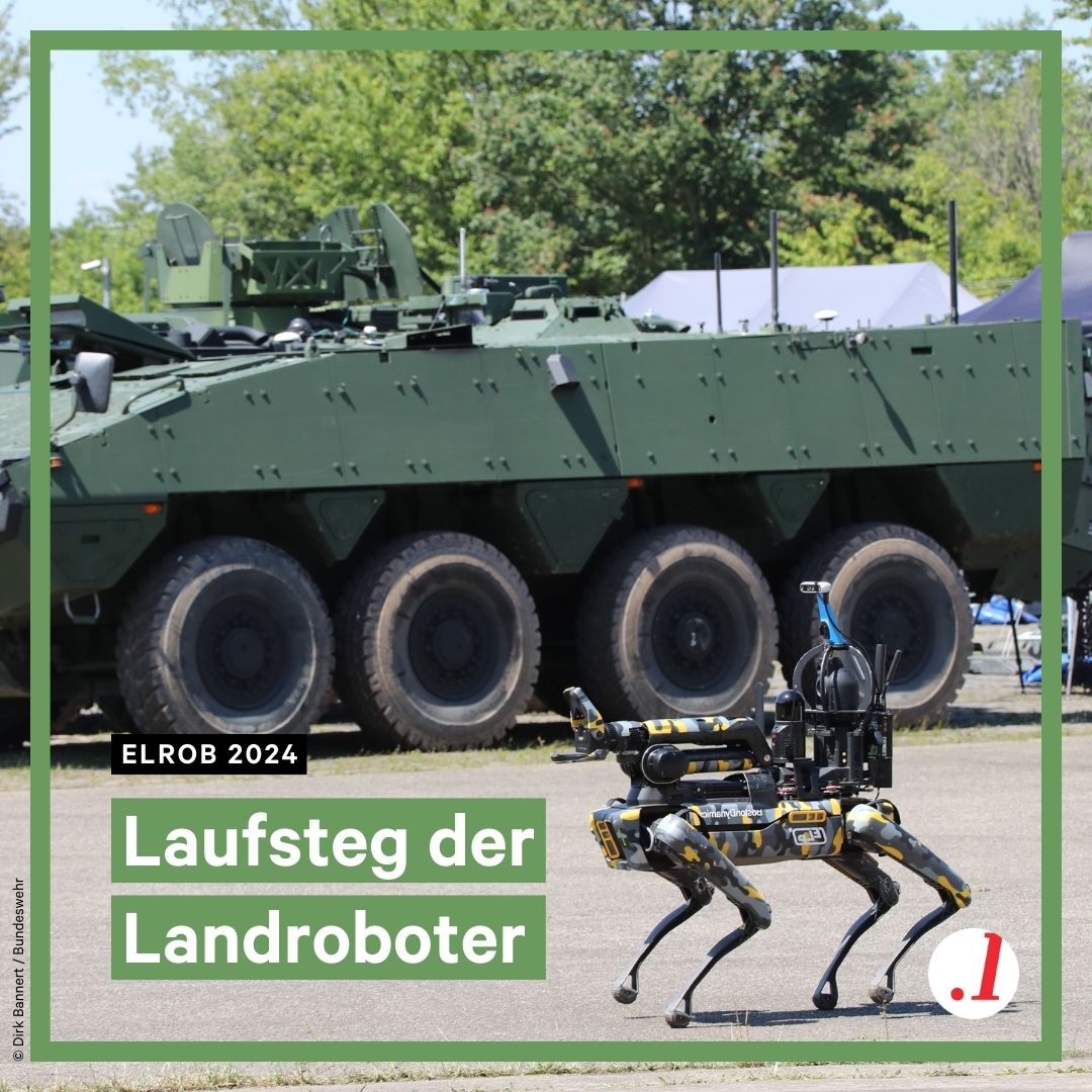 loyalmagazin's tweet image. Was können Militär-#Roboter 2024?

Auf der diesjährigen #ELROB (European Land-Robot Trial) bei Trier zeigten die Teilnehmer aus Industrie und Forschung, wie leistungsfähig und einsatzbereit ihre Roboter-Systeme im militärischen Kontext sind. Loyal war vor Ort. 🧵1/6 👉