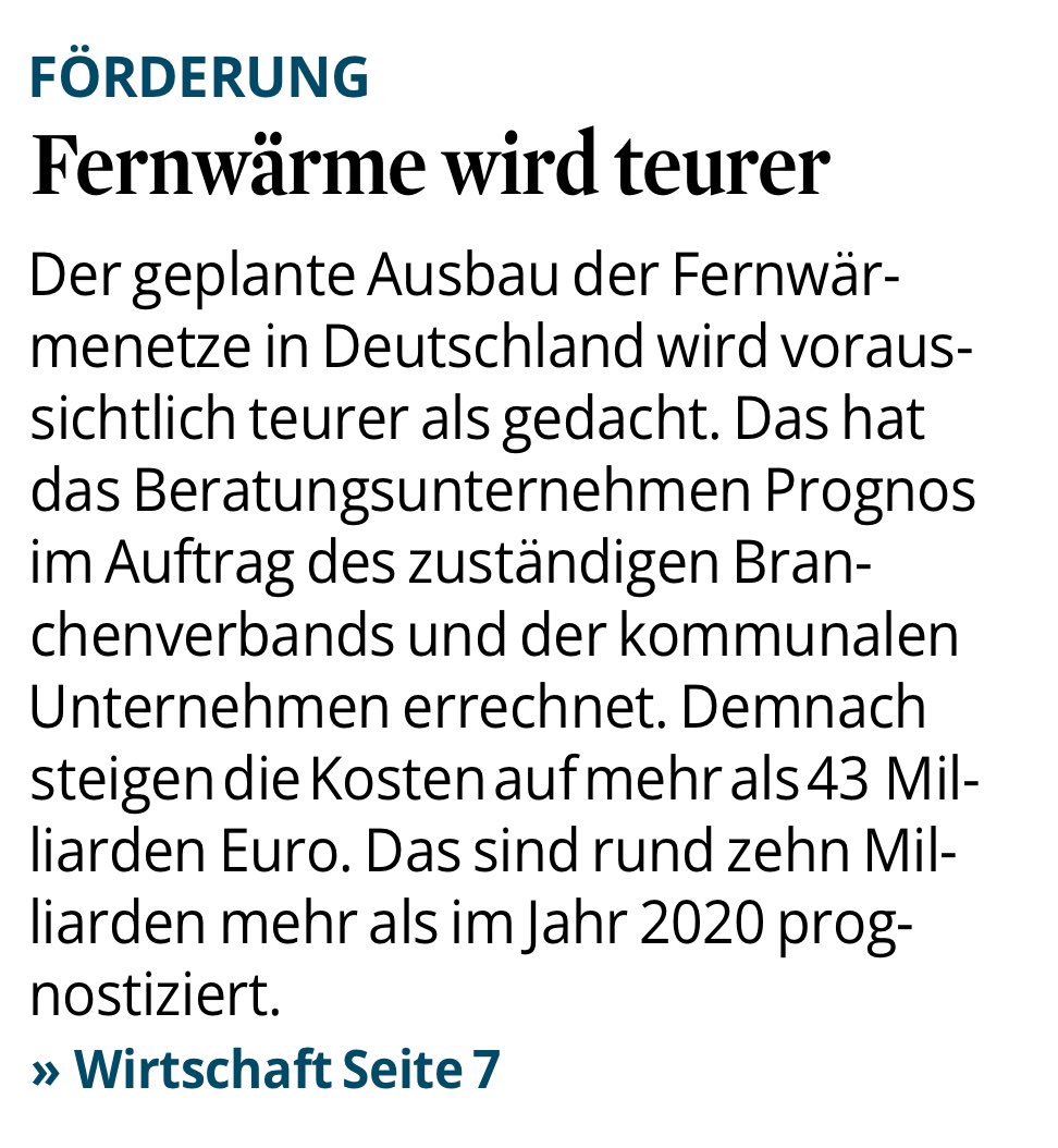 Teure #Fernwärme - nichts Neues. Wer Baukosten einzuschätzen weiß, der befürchtet weitere Kostensteigerungen. Irgendwer muss sie tragen | Foto vom Titel des <a href="/KSTA/">Kölner Stadt-Anzeiger</a> | #freiewaerme