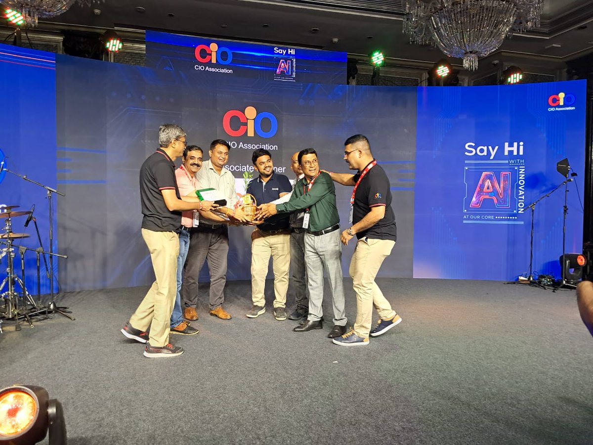 eerlyconsulting's tweet image. Accely was honored to attend the 16th Mega Annual Conclave of the CIO Association Mumbai on July 20th.  We're grateful for the opportunity to collaborate with industry experts that will shape the future of technology.  

#EerlyAI #CIOAssocioation #MumbaiChapter #TechLeaders