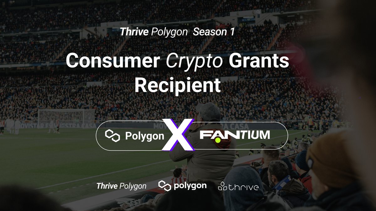 FANtium - Invest in Sports (@fantiumofficial) on Twitter photo At <a href="/FANtiumOfficial/">FANtium - Invest in Sports</a> we are honored to be selected for the Polygon Crypto Grants Program by
@thrivepolygon
@0xpolygon
<a href="/thriveprotocol/">Thrive Protocol</a>
Exciting news coming soon. Let Us Rise! At <a href="/FANtiumOfficial/">FANtium - Invest in Sports</a> we are honored to be selected for the Polygon Crypto Grants Program by
@thrivepolygon
@0xpolygon
<a href="/thriveprotocol/">Thrive Protocol</a>
Exciting news coming soon. Let Us Rise!