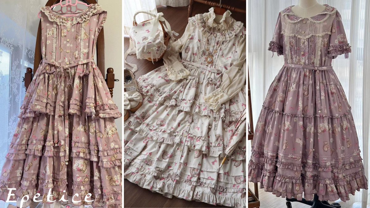 まもなく終了‼️
リスとウサギのワンピース・ジャンパースカート【Cotton Rabbit】

ご予約延長中のリスとウサギシリーズ、まもなくご予約終了です！！
お気に入りのカラーは決まりましたか？

ご予約は7/23 AM8:59まで✔️
epetice.com/collections/al…