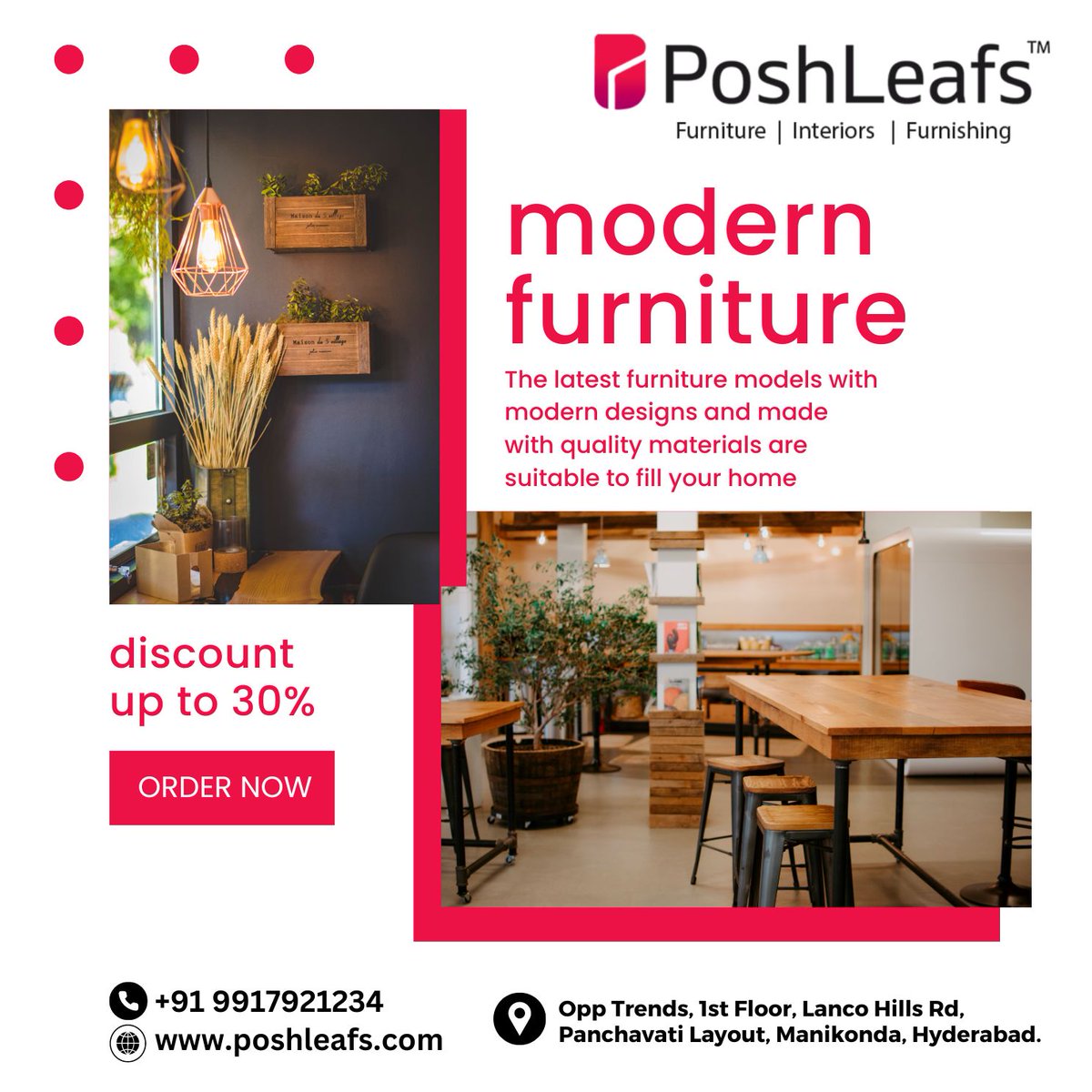 poshleafshq's tweet image. Upgrade your home with our modern furniture pieces!
Shop Here🛍: poshleafs.com
📞 Call us: 9917921234
#poshleafs #offers #julyoffers #furniture #Sofa #Couch #CoffeeTable #Armchair #DiningTable #DiningChairs #DiningRoomFurniture #Bed #BedroomFurniture #Mattress #Desk