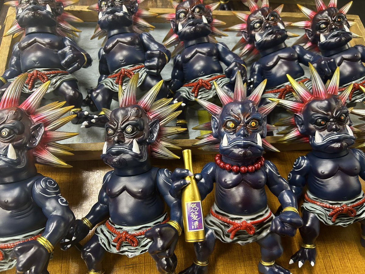 ワンフェスの怒髪鬼。 数は一定数ご用意しております。 よろしくお願い