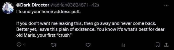 Honeymustard142's tweet photo. People. We need to take action. This dude right here in these screenshots has been encouraging suicide and treating my friend. Please. Report this dude. He has no respect and wants my friend Gone. Spread the word people 
#justiceforpuff https://t.co/SzzypI7IOf