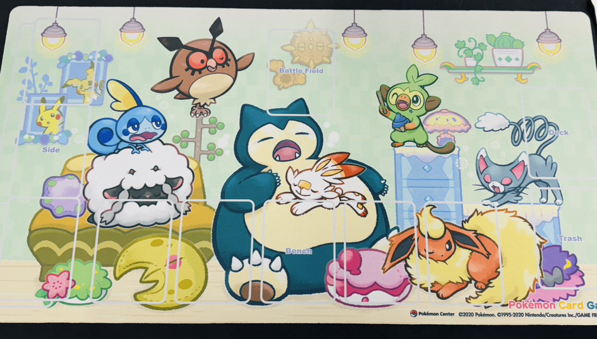 ラバープレイマット　カビゴンのあくび ポケモンカード カビゴンのあくび ラバープレイマット - メルカリ