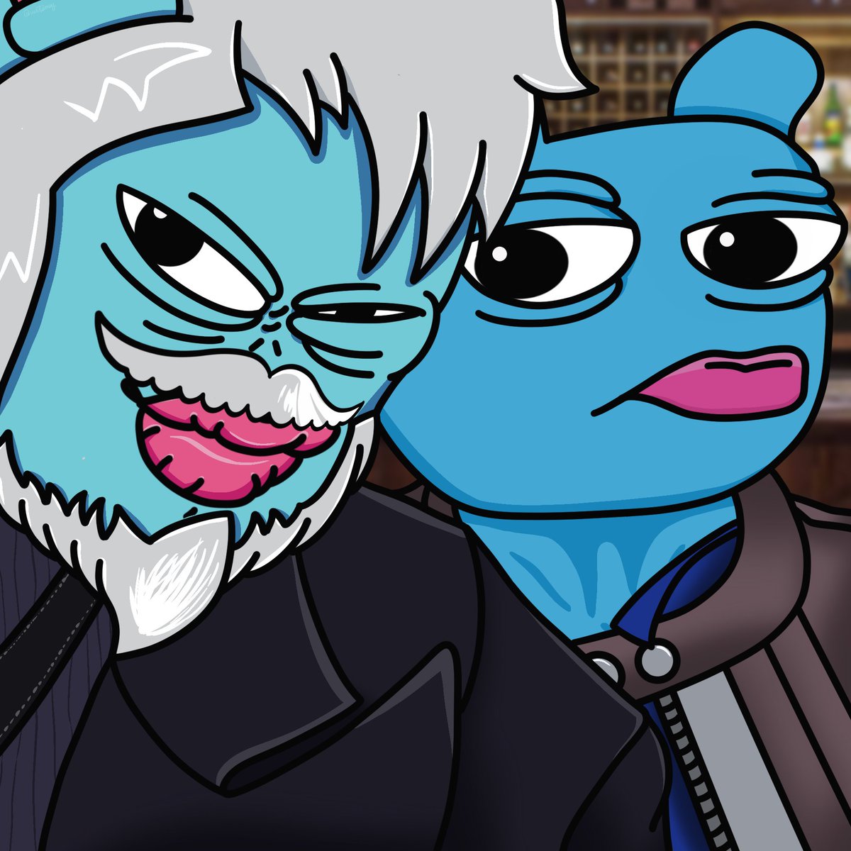 BasedBretto's tweet photo. I don't think its the most photogenic shot of me and Brett but I think its very memorable. 

Forgive me for posting at such an ungodly hour, I just thought this photo was wonderful.

Hope you like it as much as I do.

The promised photo from last week's hang out,
Bretto https://t.co/Zt1V1DuExD