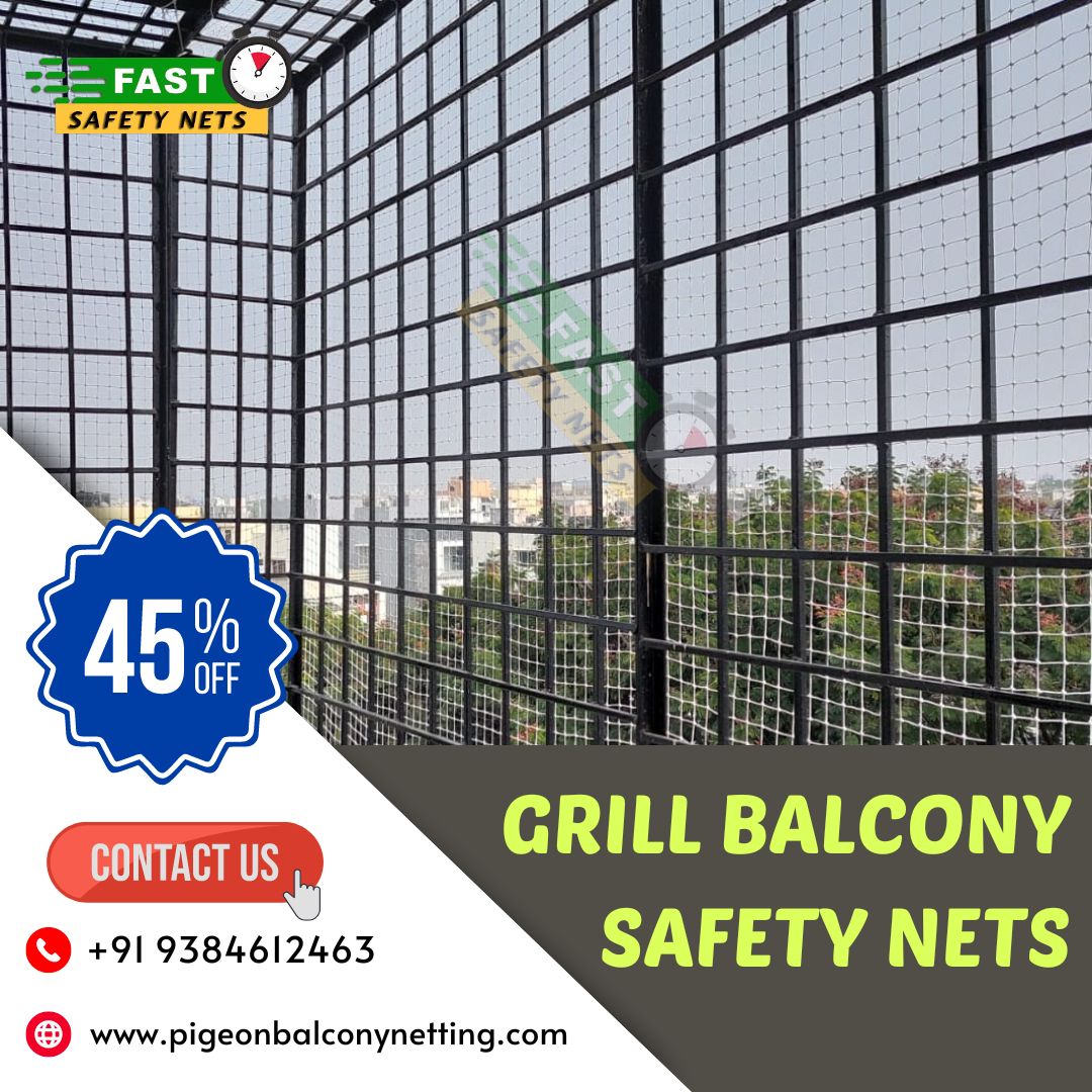 Fastnetschennai's tweet image. Ensure safety with Grill Balcony Safety Nets from Fast Safety Nets Chennai. Perfect for areas like Adyar, T. Nagar, and Velachery. Keep your loved ones safe from falls and enjoy peace of mind. Contact us now! #SafetyNets #ChennaiSafety #BalconyProtection pigeonbalconynetting.com/grill-balcony-…