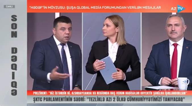 AzerAllahveran1's tweet photo. 22.07.2024-cü il tarixdə saat 17:00-da #AZTV-nin canlı efirində yayımlanan #HƏDƏF verilişində “Yalan məlumatların ifşası: Dezinformasiyaya qarşı mübarizə” mövzusunda keçirilən 2-ci #Şuşa #Qlobal #Media #Forumunda qaldırılan məsələlər müzakirə olundu. https://t.co/RChu5xlq8T