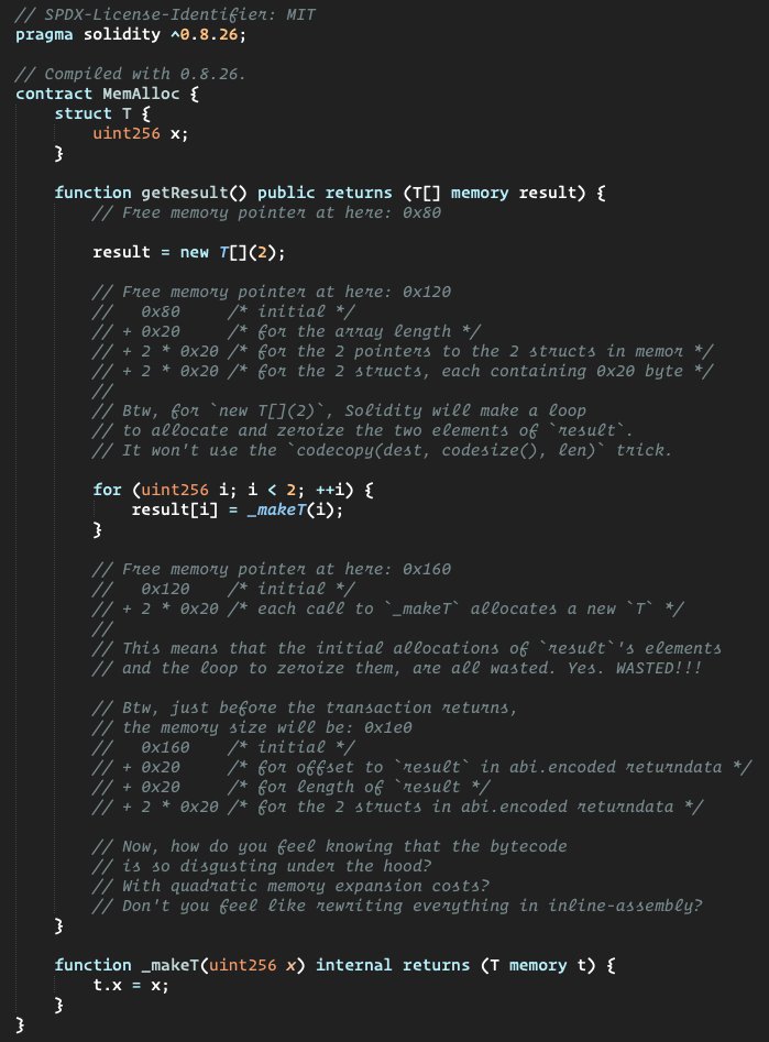 A little treat for Solidity devs.

Once you understand this, you will be ahead of 99% of Solidity devs in understanding memory.