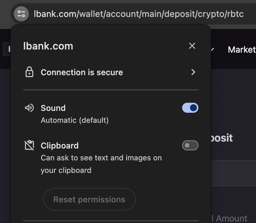 เพิ่งเคยเจอ chrome permission ขอดู clipboard
ไม่รู้มีนานรึยัง  

🚨ถ้าเจออย่าให้เด็ดขาดนะครับ  เค้าจะดู password หรือ seed ที่เรา copy ไว้ก็ได้