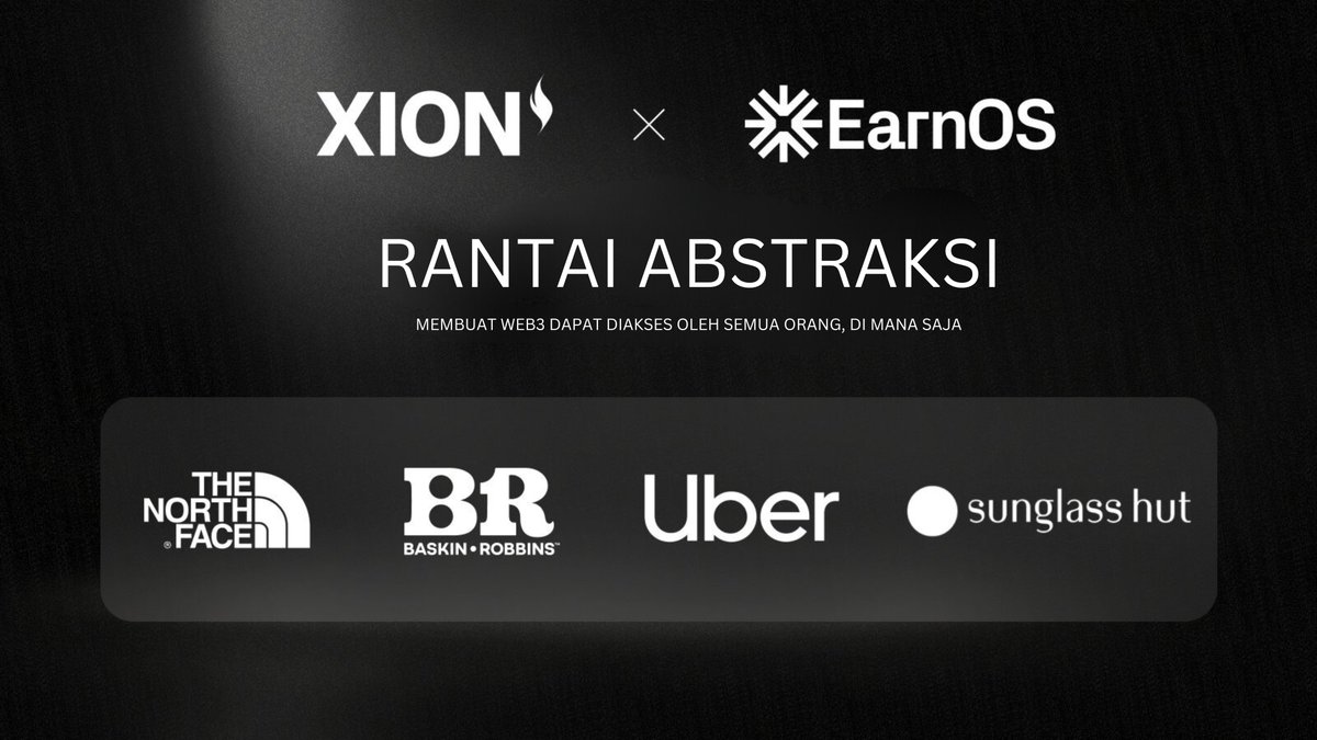 Semua orang mengatakan bahwa mereka sedang membangun untuk satu miliar pengguna berikutnya.

Kami sedang melakukannya.

XION memungkinkan beberapa perusahaan terbesar di dunia seperti Uber dan The North Face untuk memberikan akses pengguna yang tak tertandingi melalui @EarnOS_io