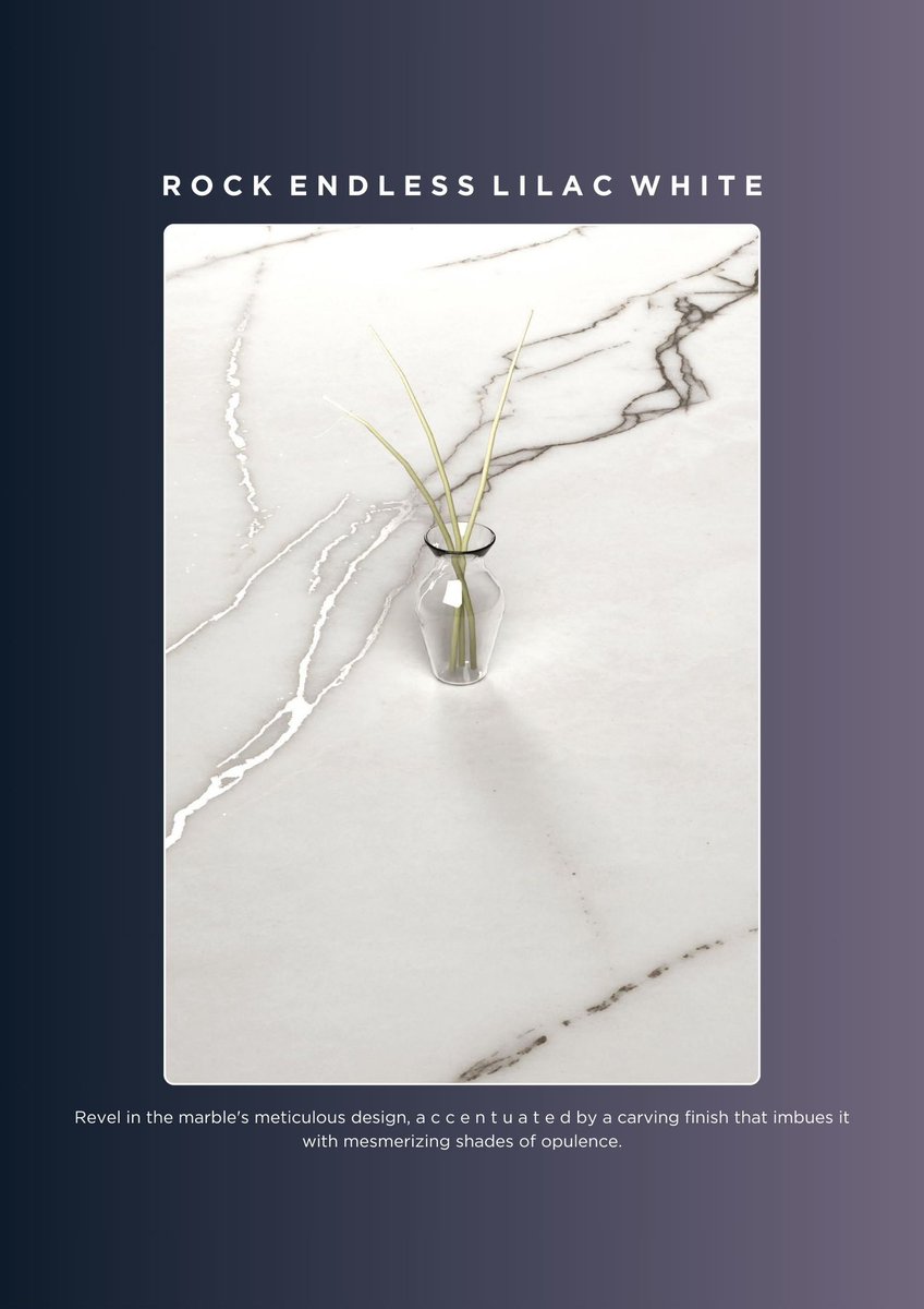 We take inspiration to make living better! 

Size : 60x120cm 

Thickness : 9mm

For more info: yourceramica.com 
Phone : +919979604896 
tile #sinteredstone #sinteredstoneslab #porcelain #porcelaintile #ceramictiles #walltilesdesign #memer #marbledesign