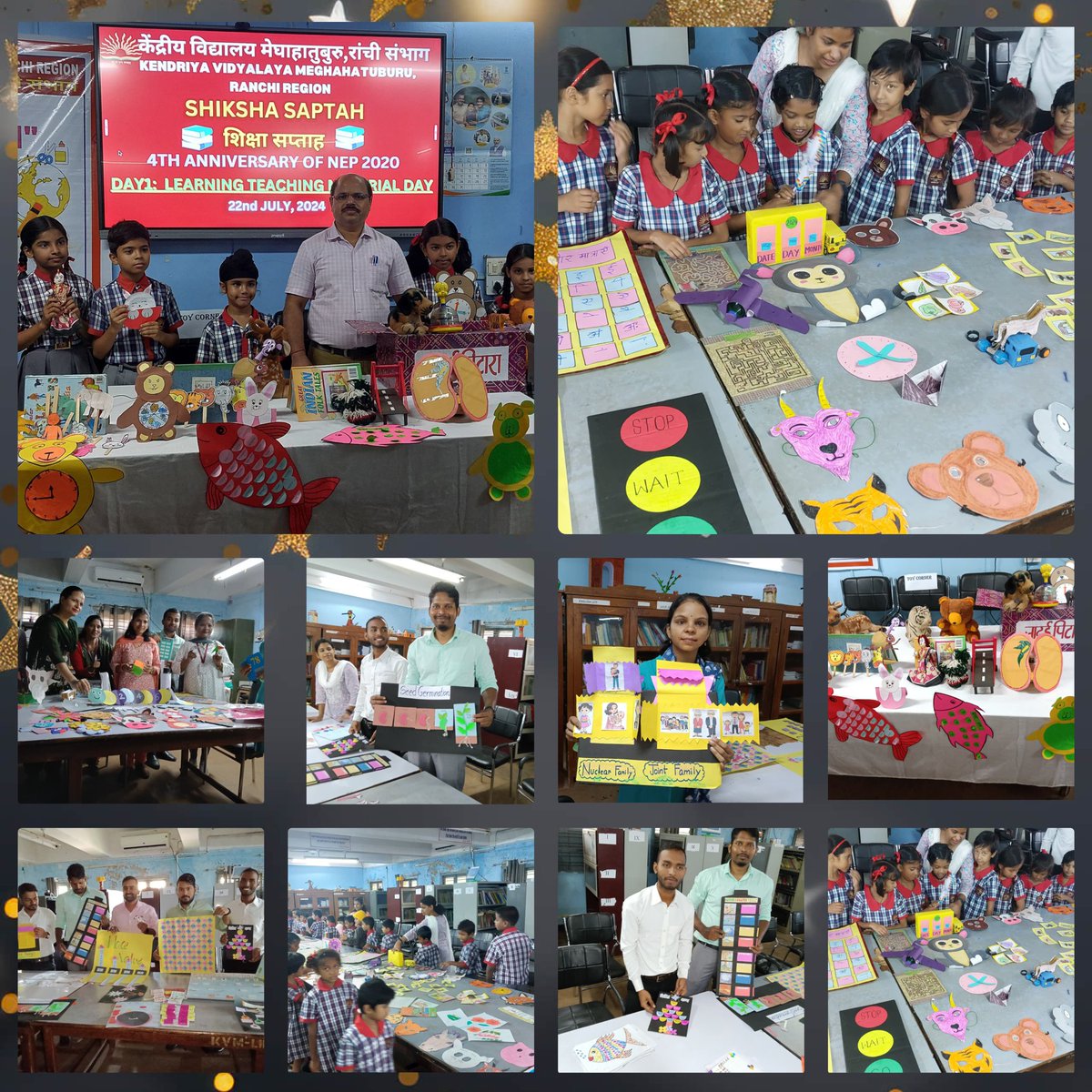 KvsRanchi's tweet photo. Day-1
KVs under Ranchi Region celebrates Shiksha Saptah-(TLM- Encouraging teachers  to showcase TLM..!!)
@KVS_HQ https://t.co/XUl9mhcnJT