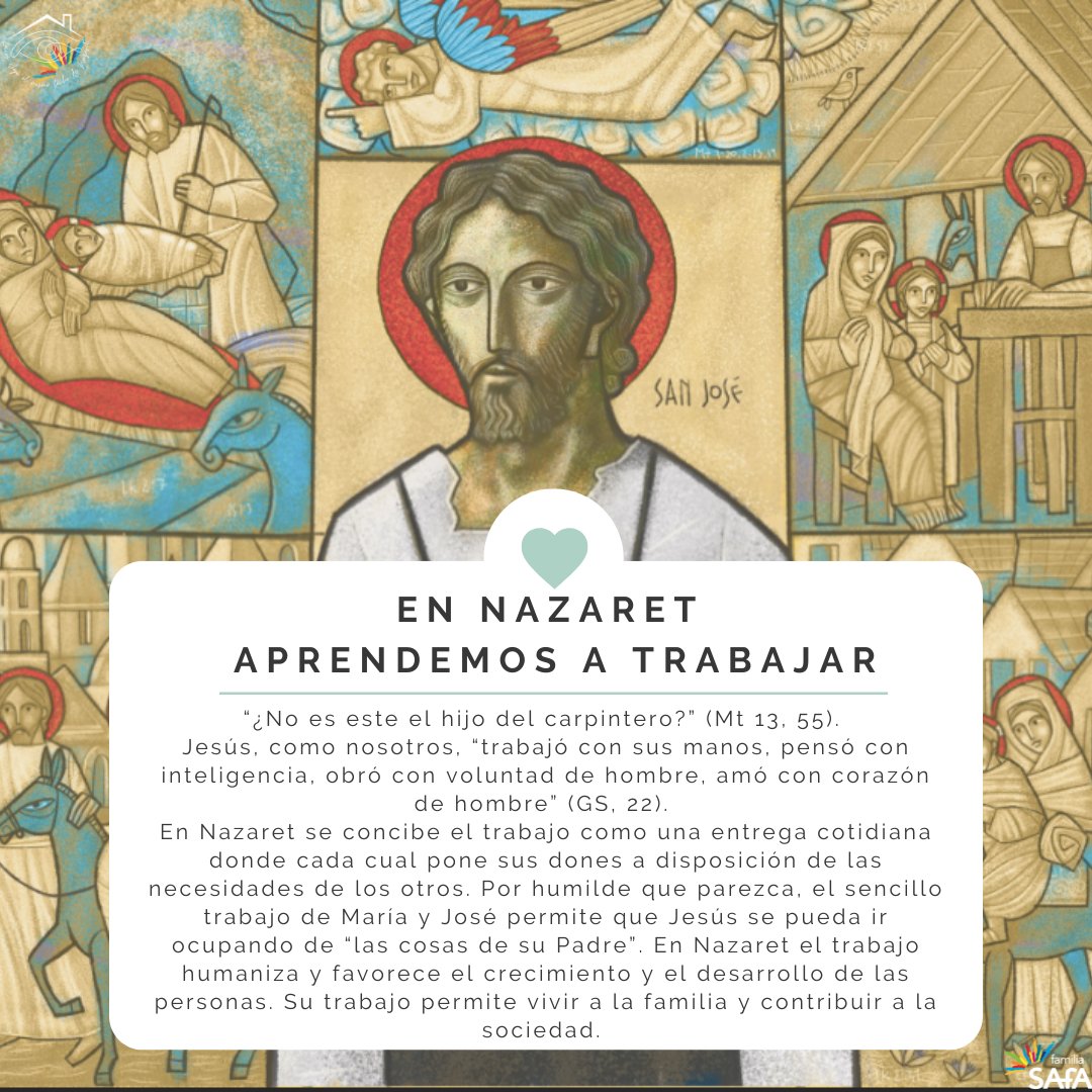 Oracion_SaFa's tweet photo. LAICOS BAJO EL MISMO TECHO DE NAZARET.
Oración Verano Familia Sa-Fa.
Viernes 26 de julio de 2024
#contempla #familiasafa #oracionverano https://t.co/m9PYHqiUL5