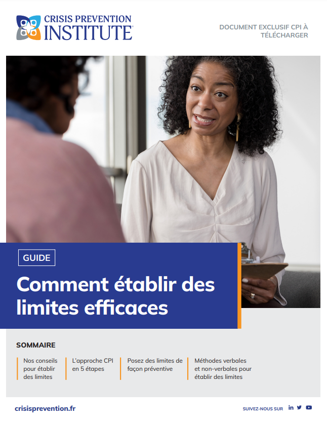 CpiFrance's tweet photo. [ GUIDE PRATIQUE ]
Comment établir des limites de façon efficace ?

Poser des limites de façon efficace est l’un des outils les plus puissants pour amener une personne à coopérer. 

Obtenez votre guide ➡️ https://t.co/lzPglG6Fju

📨 FrContact@crisisprevention.com https://t.co/TBp95IbWm7