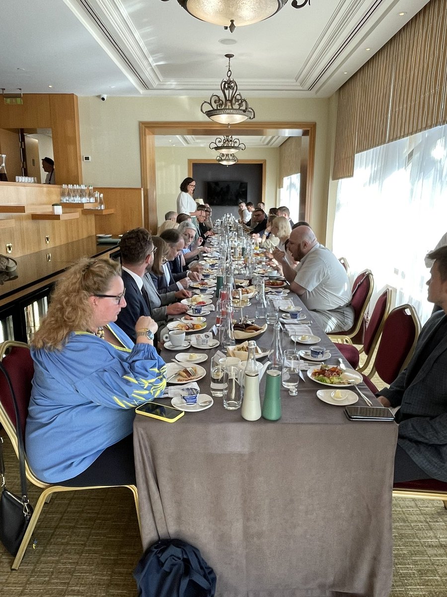 Morning session in Kyiv with parliamentarians of the Rada. Parliamentary involvement and scrutinity is vital on 🇺🇦’s way to Brussels #NordicBalticGroup