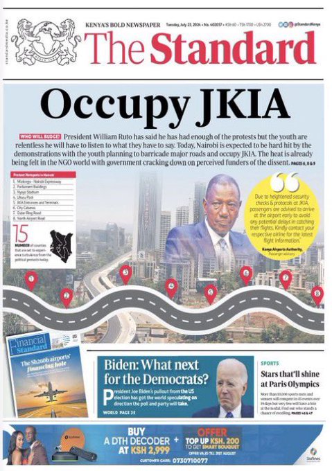 ffsoc1ety's tweet image. Ruto being president is a favor from us... As you step out of your house today, remember that we gave Ruto an opportunity, but he has shown the very people who elected him that they don't matter.
Nairobi CBD #OccupyJKIA Tajmall Kitengela Bomet #AnitaMustResign Ugandans Citizen TV