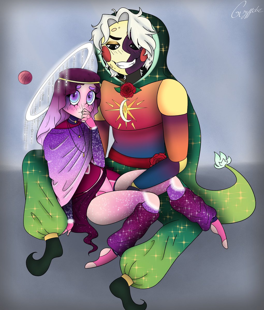 gryffitie's tweet photo. Did a cute birthday commission for @vesseldelnoche and her bf a while back! I had so much fun drawing these little darlings!

#fnaf #fnafart #fnafoc #daycareattendant #ArtCommission #digitalart #fanart https://t.co/sXelMxGCEv