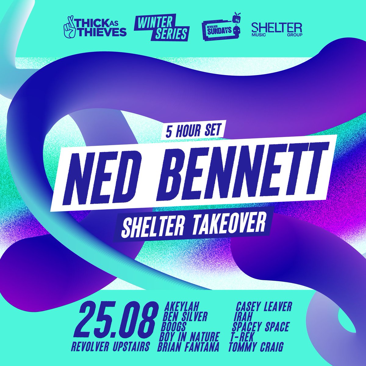 Just Announced - NED BENNETT 5 Hour Set at <a href="/RevolvrUpstairs/">Revolver Upstairs</a> this August 👀 Tickets via bit.ly/NedBennettRevs