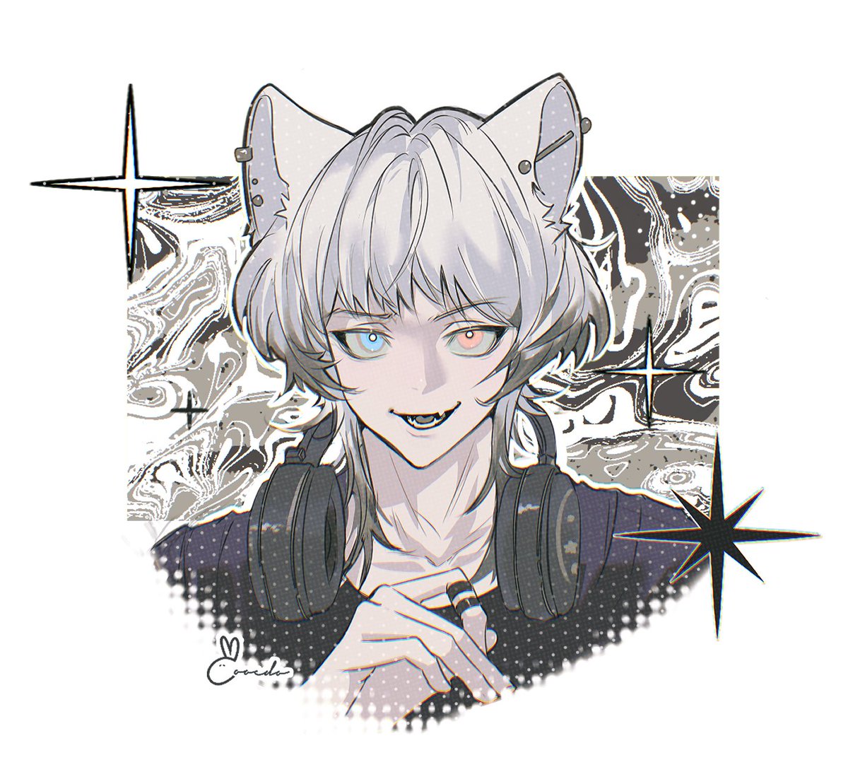 #kofidoodles really had fun doodling this, thankyou for support Shen! (˶˃⤙˂˶) 💗~~