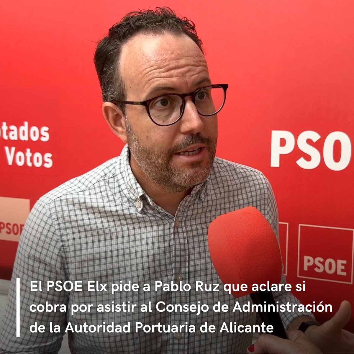 ✔️ El portavoz <a href="/hectordpelx/">Héctor Díez</a> solicita a través de un escrito “transparencia” en las retribuciones del alcalde que hace unos meses anunció una bajada de sueldo, mientras percibía indemnización por ser presidente del consejo de <a href="/Pimesa_Elche/">Pimesa</a>  

✔️ El edil socialista pregunta además