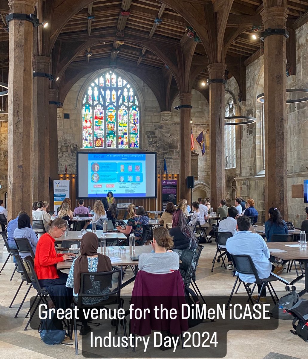 Amazing opportunity for DiMeN students to learn about industrial jobs and startups from various experts throughout the day at The Guildhall, York.