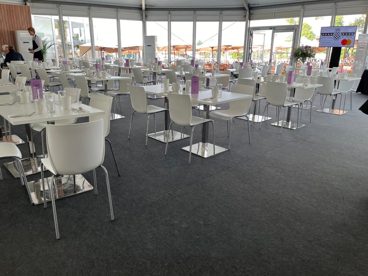 spaceworksuk's tweet image. Our white Olympus chair is the ideal seating solution for café and hospitality areas at major events.

#hospitality #spaceworksuk #chair