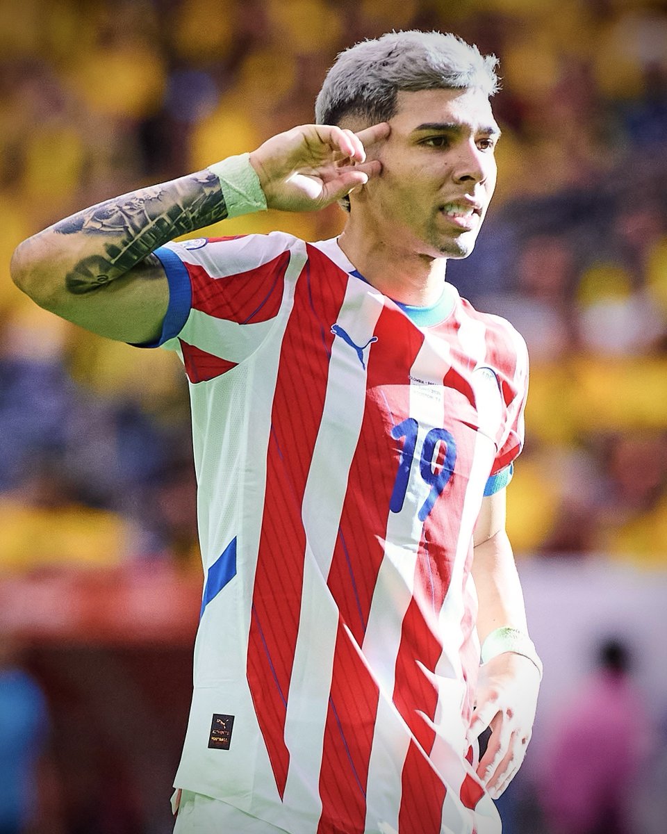 🇵🇾 @JulioEnciso33 en modo <a href="/Albirroja/">Selección Paraguaya</a>, otra vez. 🫡

 @JuegosOlimpicos | #Paris2024