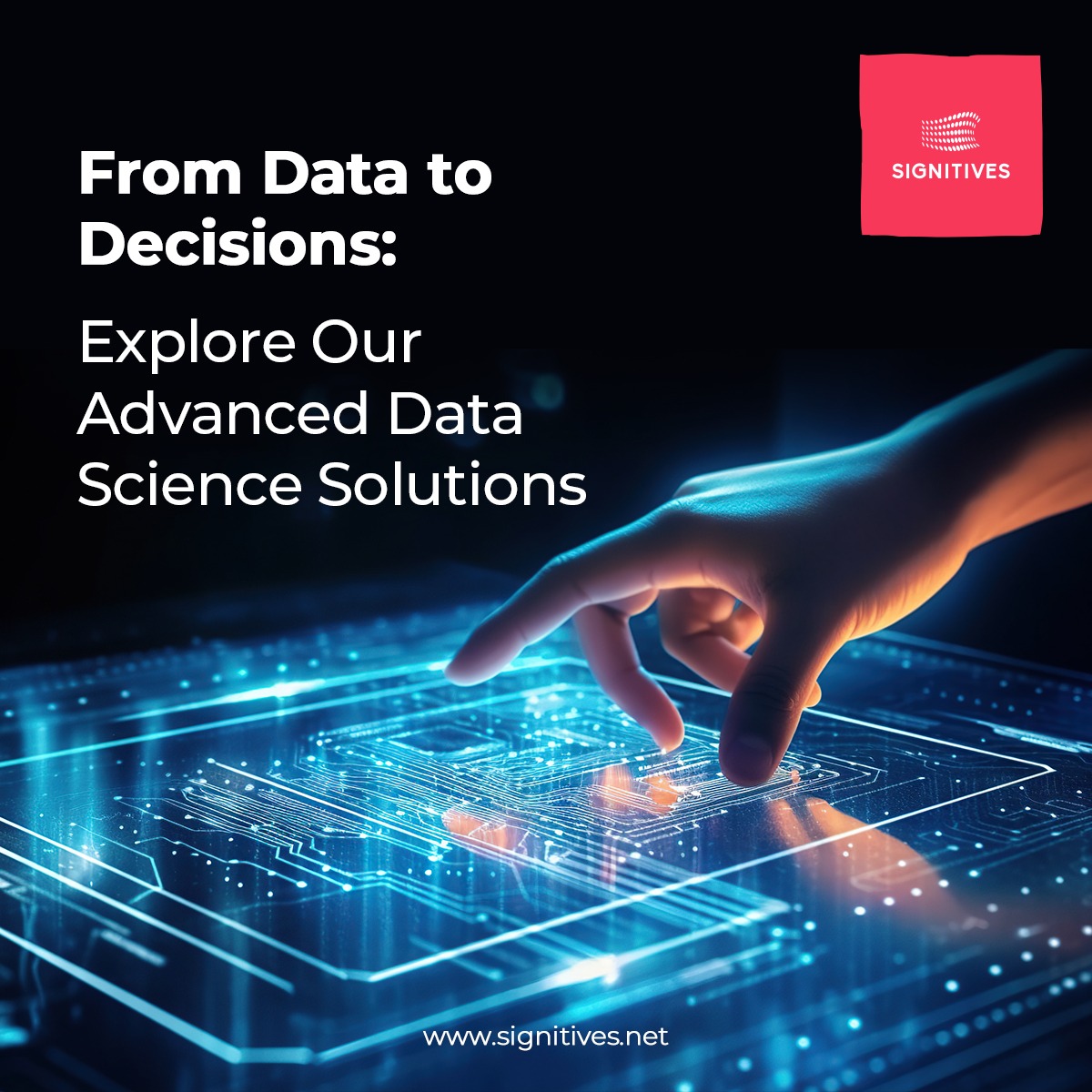 signitivestech's tweet photo. From Data to Decisions: Explore Our Advanced #DataScienceSolutions
 
Unlock the power of your data with #Signitives. We turn raw data into actionable insights, helping you predict trends, personalize experiences, and automate processes. 

Contact now: https://t.co/jGOXNNizfk https://t.co/UpJBc0FACl