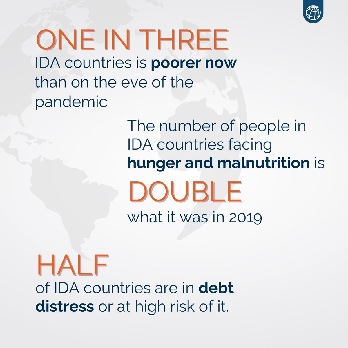 .<a href="/WBG_IDA/">IDA - World Bank</a> countries face a critical need for investments—up to 10% of GDP—to bridge development gaps and bolster climate resilience amidst economic losses from natural disasters.

Discover how they can swing the momentum back to progress ➡️ wrld.bg/56Y150RvzNn