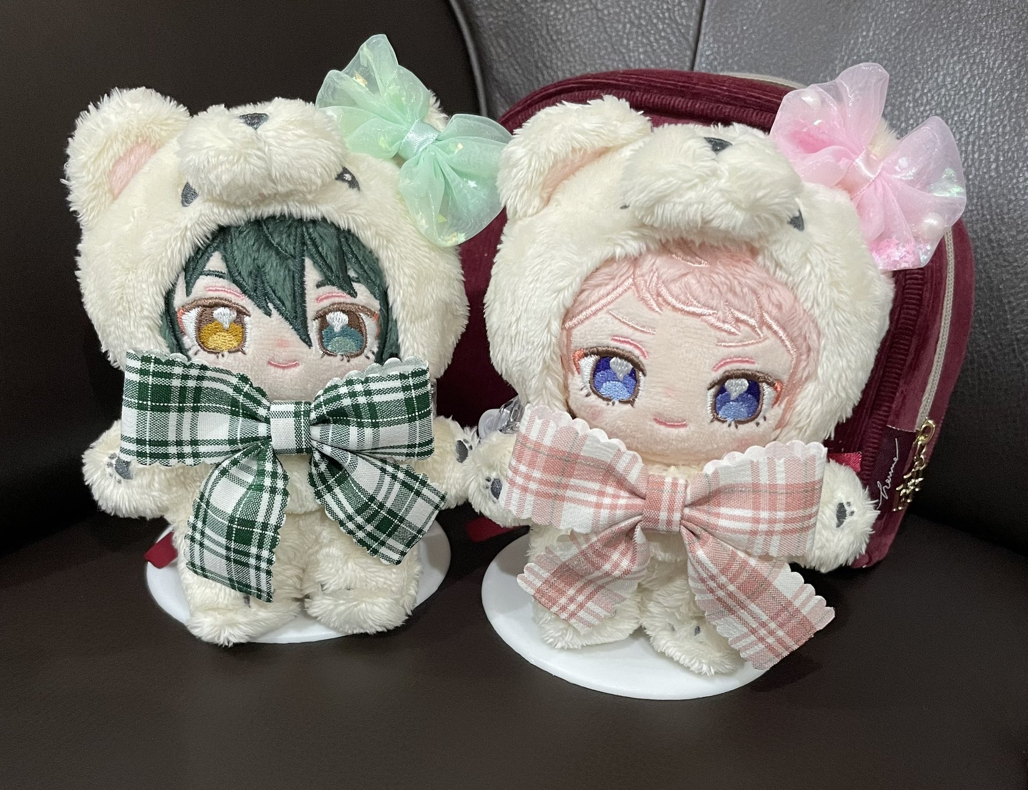 受付中】いつぬい リボン スタイ オーダー ぬい服 にじぱぺっと スタイ