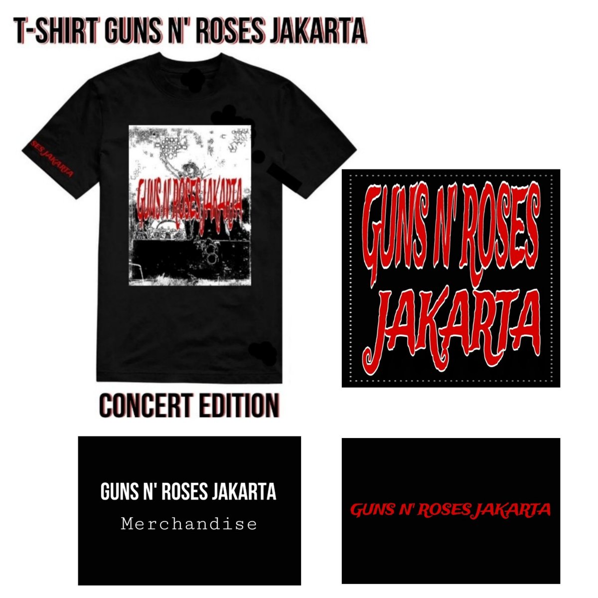 T-SHIRT GUNS N' ROSES JAKARTA
- CONCERT EDITION -

#gnrjktmerch