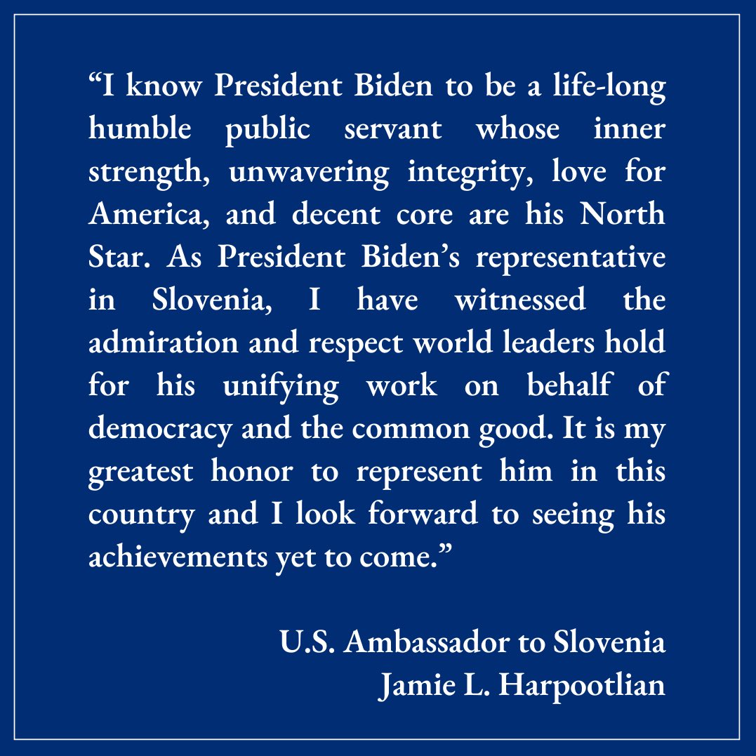 U.S. Ambassador to Slovenia (@usambslovenia) on Twitter photo 