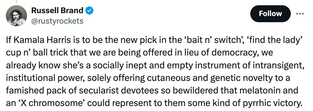 What a ridiculous cunt