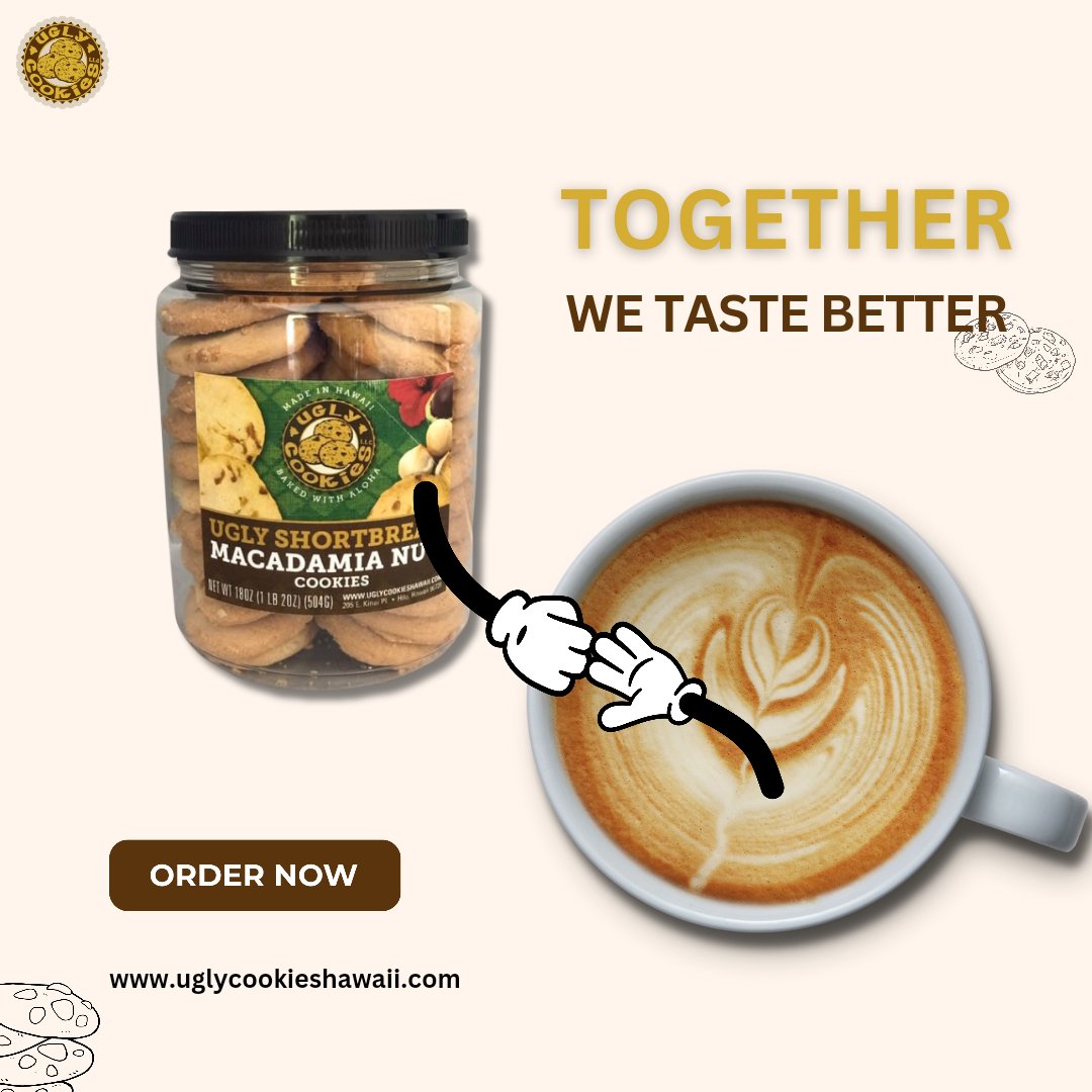 uglycookieshi's tweet photo. Ugly Shortbread Macadamia Nut Cookies + Coffee: A Match Made in Heaven! ☕️🍪
Order Now to Enjoy the Perfect Pairing!
( Link in bio )
#cookies #macadamianut #coffeeandcookies #shortbreadcookies #coffeelovers #uglycookies #sweettooth #desserttime #snacktime #bakinglove https://t.co/QdVuT3wU6G