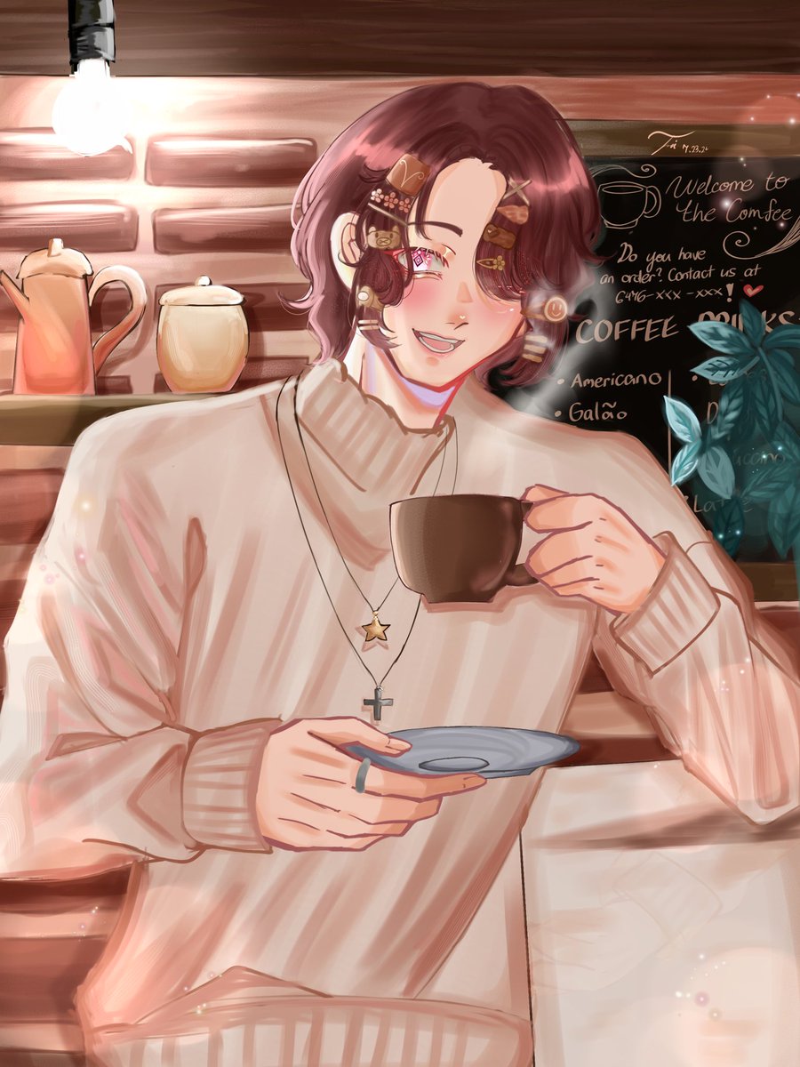Coffee time with Noah! 🐶

#originalcharacter #ocart #artistontwitter