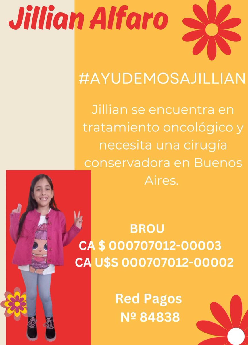Xq esta red también es solidaria les comparto para ayudar o simplemente replicar para que esta niña se sienta abrazada 🫶⁦
⁦⁦<a href="/MonicaBW/">Mónica Willengton</a>⁩ ⁦<a href="/jjavierdeleon/">Javier de Leon 🇺🇾</a>⁩
⁩  ⁦<a href="/diegodelacurva/">Min. Diego González González</a>⁩ ⁦<a href="/perrucho_uy/">perrucho</a>⁩ ⁦<a href="/nefridio/">nefridio☀️🌊✌🌱🕊❤⚘️💫</a>⁩