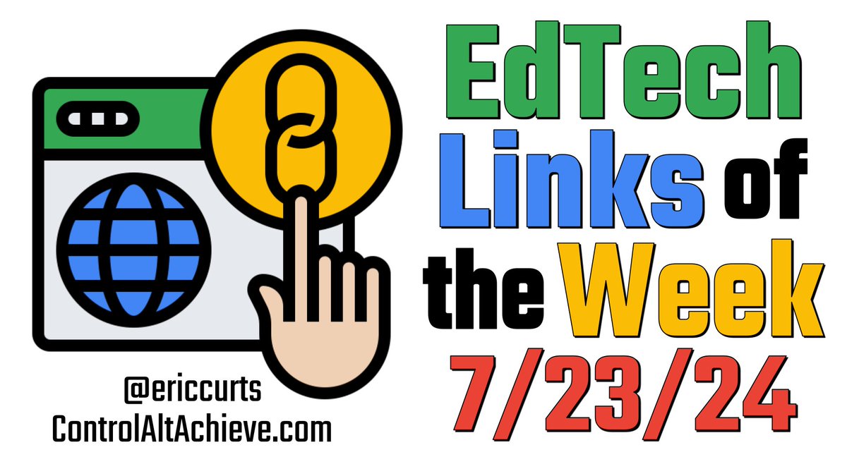 ericcurts's tweet image. 🔗 EdTech Links of the Week - controlaltachieve.com/2024/07/edtech…
📦 Boxie
🍋 Squeezy
🕹️ Educaplay
🎞️ Screencastify Free Student Video
🌞 Summer PD Sessions
🤿 Snorkl Day PD
▶️ Hipster Google Webinar
@MeetBoxie @JeffChenWrites @EDUCAPLAY_en @Screencastify @cyfairedtech @Snorklapp