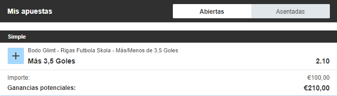 🇪🇺Bodo/Glimt vs RFS🇪🇺
⏰I 17:00

▶️Bodø/Glimt ha tenido más de 3.5 goles en 4 de sus últimos 5 partidos.
▶️RFS ha visto más de 3.5 goles en sus últimos 5 partidos consecutivos
▶️Bodø/Glimt ha marcado al menos 3 goles en cada uno de sus últimos 4 partidos en casa en competiciones