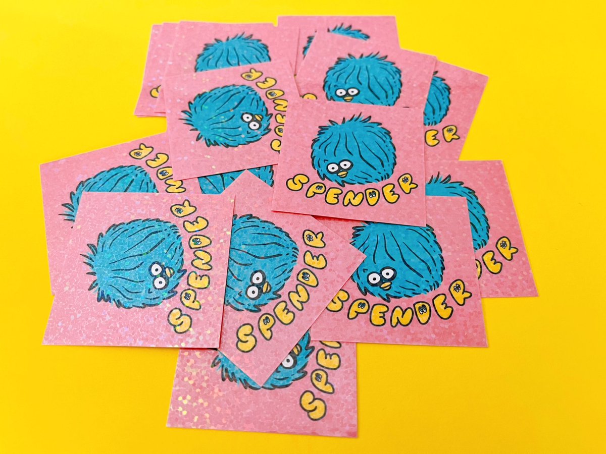 YoshieAtelier's tweet image. 新作！
ベイビーモンスターのホログラムシール200円！

次回の #デザフェス で会いましょう！！
#ホログラムシール #SPENDER #ベイビーモンスター #atelieryoshie