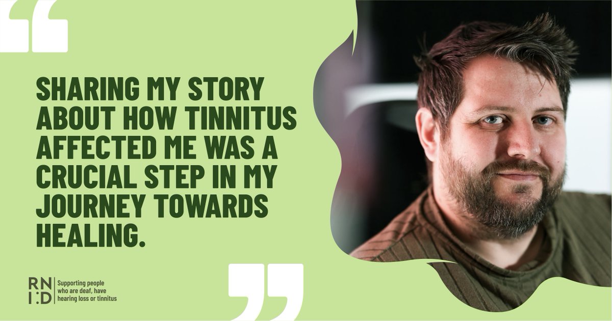 RNID's tweet image. Everyone has a unique story to tell. 💚

If you are deaf, have hearing loss or tinnitus, you can inspire and support others by touching on joys in life and challenges faced.

Tell us your story to be in with a chance to win a £25 voucher (T&amp;amp;Cs apply): bit.ly/3LDtdOB