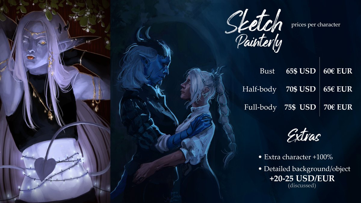 pyromairon's tweet image. 🌞July slots open!🌛

{ 4 } slots of any type are available!
I&apos;ll count remaining below 👇

💫Contact:
• Email: pyromairon.art@outlook.com
• Discord: pyromairon

✨Form &amp;amp; ToS: pyromairon.carrd.co/#tos